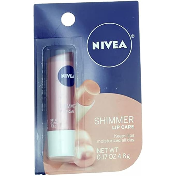 Nivea SHIMMER RADIANT LIP CARE 0.17 OZ (PACK OF 4) - Image 1
